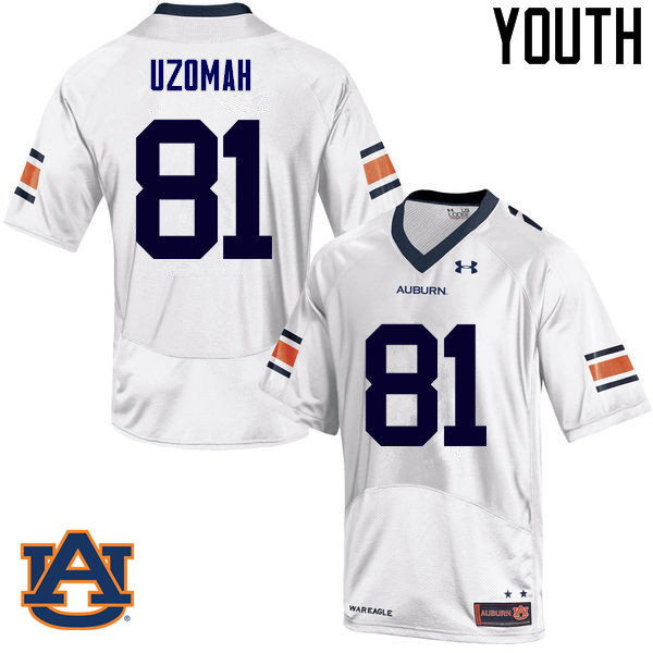 Youth Auburn Tigers #81 C.J. Uzomah College Football Jerseys Sale-White